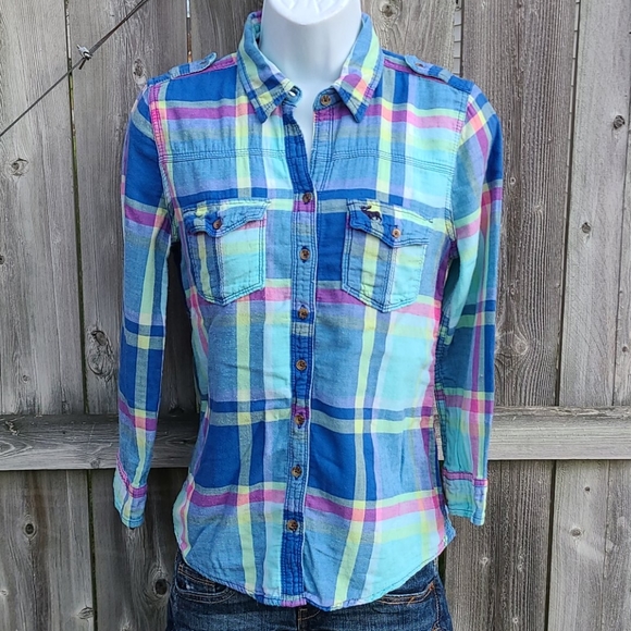 Abercrombie & Fitch Tops - Plaid Flannel Shirt by Abercrombie
